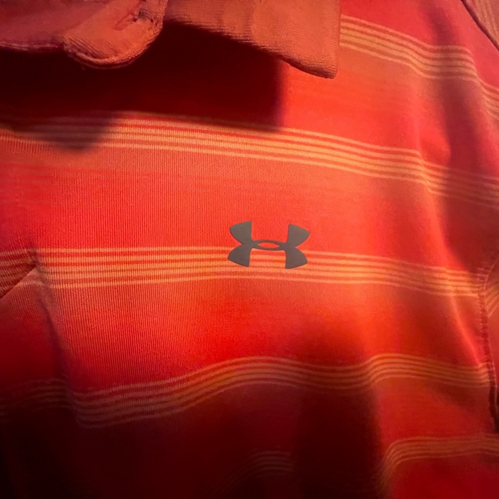 Under Armour XL Orange/Stripe - Picture 2 of 4